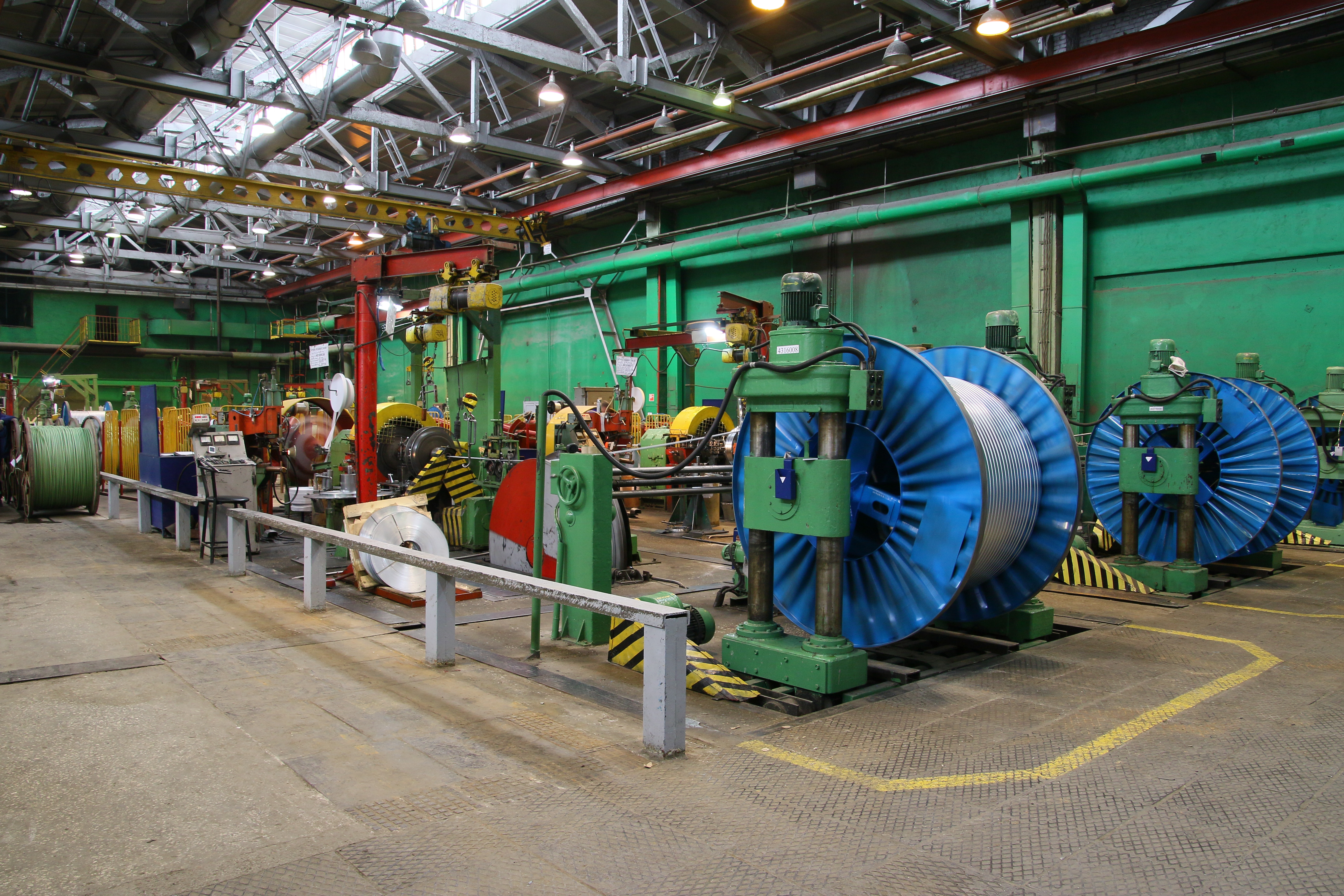 Участок бронирования нефтепогружных кабелей